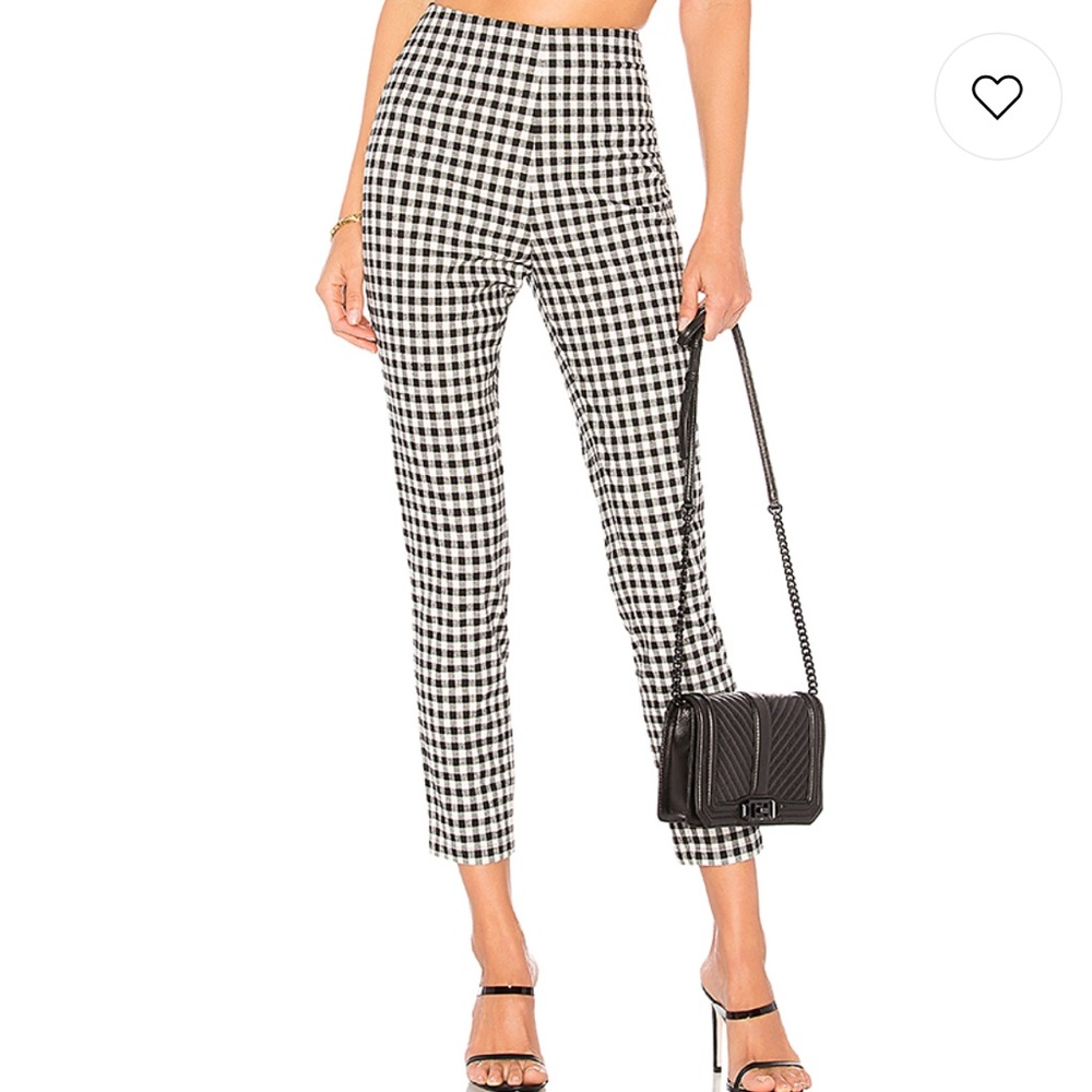 Gingham Zip Pants (By The Way)